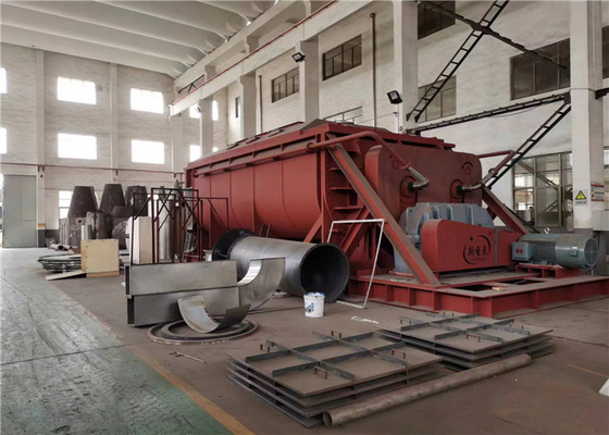 オーダーメイド 熱水パドルドライヤー 95KW 熱移転面積 2.7 - 110 M2
