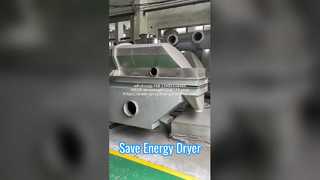 省エネ型顆粒・粉体用振動流動乾燥機